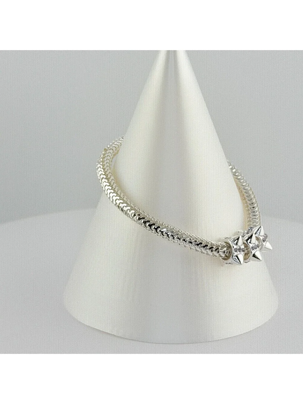 Bomb Party Single Stack Bracelet - on Silver Plating #146